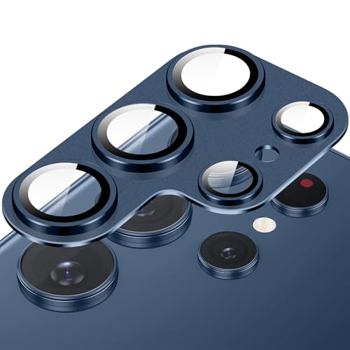 #VerdientProvisionen<br>Kameraschutz für Samsung Galaxy S25 Ultra 5G Kamera Schutzfolie 9H Härte Panzer Schutz Glas Aluminiumlegierung Linsenschutz Kamerafolie HD Camera Protector für Galaxy S25 Ultra 5G - Blau