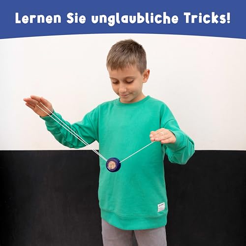 BONNYCO JoJo Kinder Mitgebsel Kindergeburtstag Gastgeschenke Weltraum 16 Stück. JoJo Holz, Kleine Geschenke für Kinder. Give Aways Kindergeburtstag, Mitgebsel Set. Pinata Füllung, Yoyo Mitbringsel