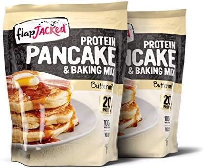 FlapJacked Protein Pancake & Baking Mix, Buttermilk, 24 Ounce, 2 Pack