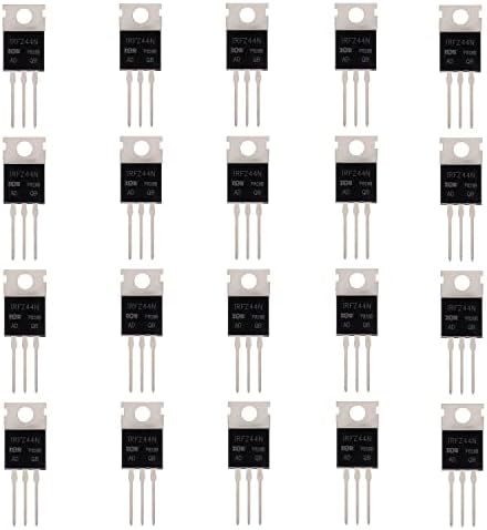BOJACK IRFZ44N MOSFET 49 A 55 V IRFZ44NPBF N-Channel Rectifier Power MOSFET Transistor TO-220 (Pack of 20 Pcs)