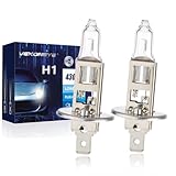 VEXONEYE H1 Halogen Headlight/Fog light Bulb, H1 12V 55W 4300K High/Low Beam Warm White standard Head Lights,long life