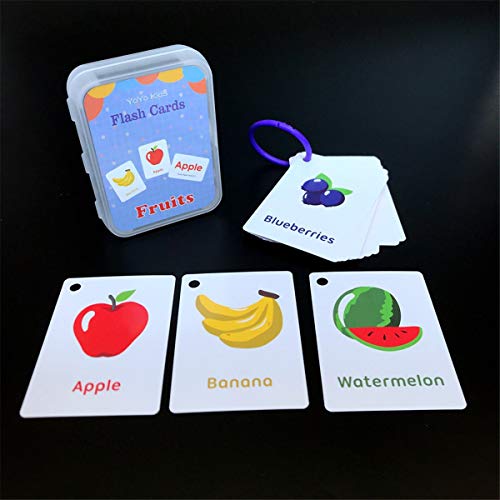wenjuersty Bebé Inglés Aprendizaje Palabra Tarjeta Bolsillo Tarjetas Flash Montessori Juguetes Educativos Cover