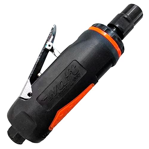 KIT RETIFICA MINI ESMERILHADEIRA PNEUMATICA 1/4'' COM KIT COMPLETO + MALETA WAFT