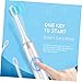Beavorty Non-Rechargeable Waterproof Electric Toothbrush for Adults with Soft Bristles Includes Brush Heads for Daily Oral Care and Travel