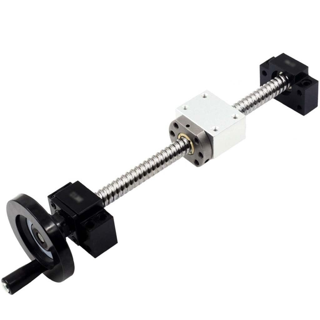 Zestaw śrub kulowych, SFU1204 Długość 500 mm 1000 mm Prowadnice liniowe + BF/BK12 + Obudowa nakrętki kulowej, Akcesoria do drukarek 3D do części CNC, 1 zestaw (200 mm)(200mm)