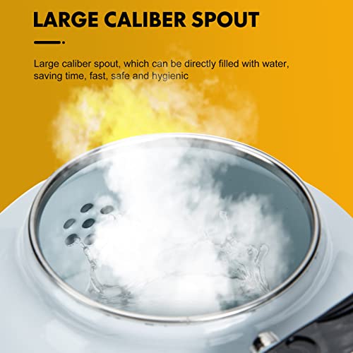 Design Heat Restaurant Retro Chinese Vintage Pot Household Whistling Home Farmhouse Infuser Induction Porcelain Patterns Kitchen Enamel White Stove Heating Container Hot Kcup #TOP3