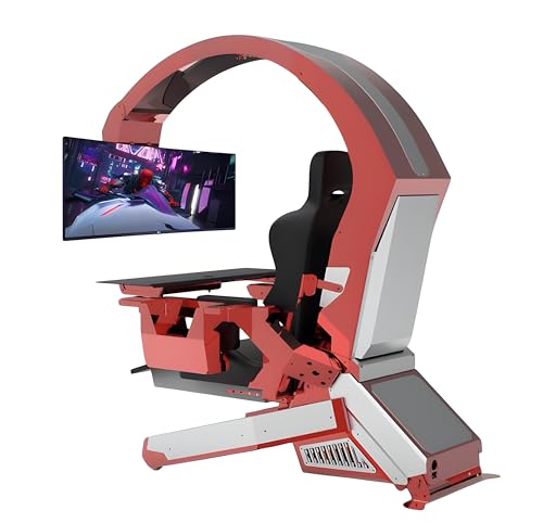 ゼロ重力エルゴノミクス スマートセンサーウェルカムライト搭載 トリプルモニター対応 没入型ゲーミングコ...