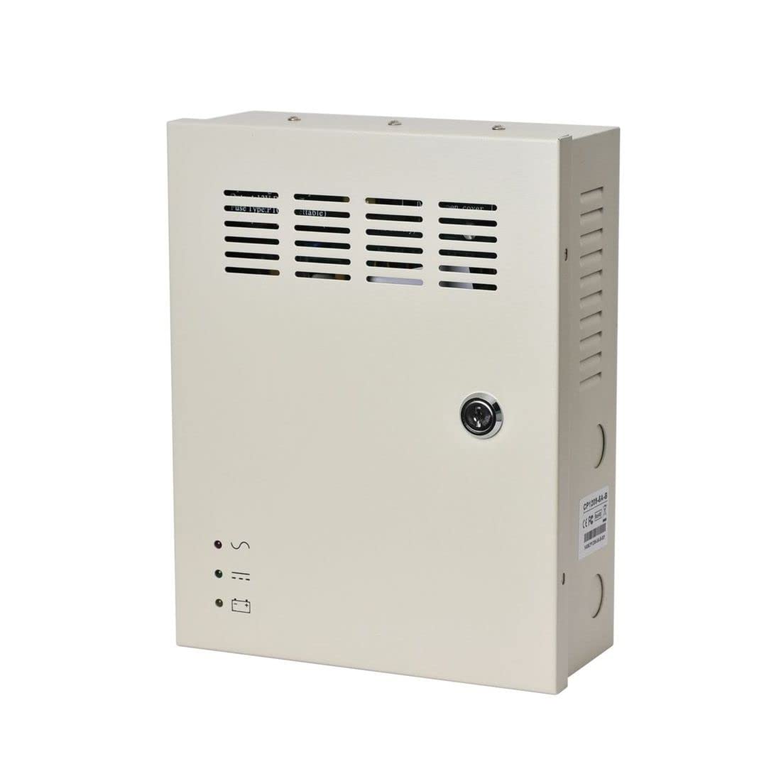 EVERSECU Alimentatore UPS a 18 canali, 12 V 20 Amp CC, in scatola metallica, con batteria di riserva, per allarmi antifurto, telecamere CCTV, controllo accessi PTZ (batteria non inclusa)