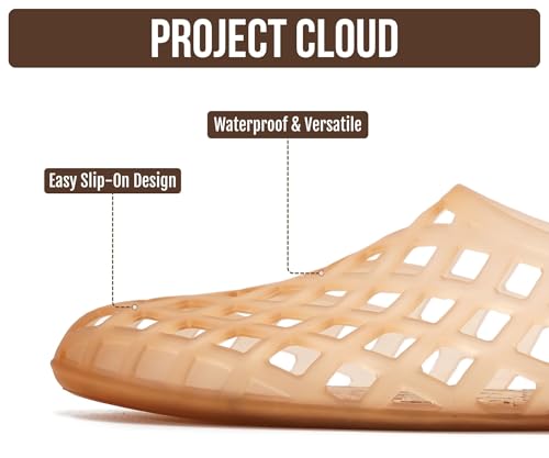 Image of Project Cloud Jelly Shoes Women - Lightweight & Water-Resistant Women's Flats Sandals - Non Slip Womens Shoes - Perfect Summer Jelly Flats for Women 2026 (Jellz)