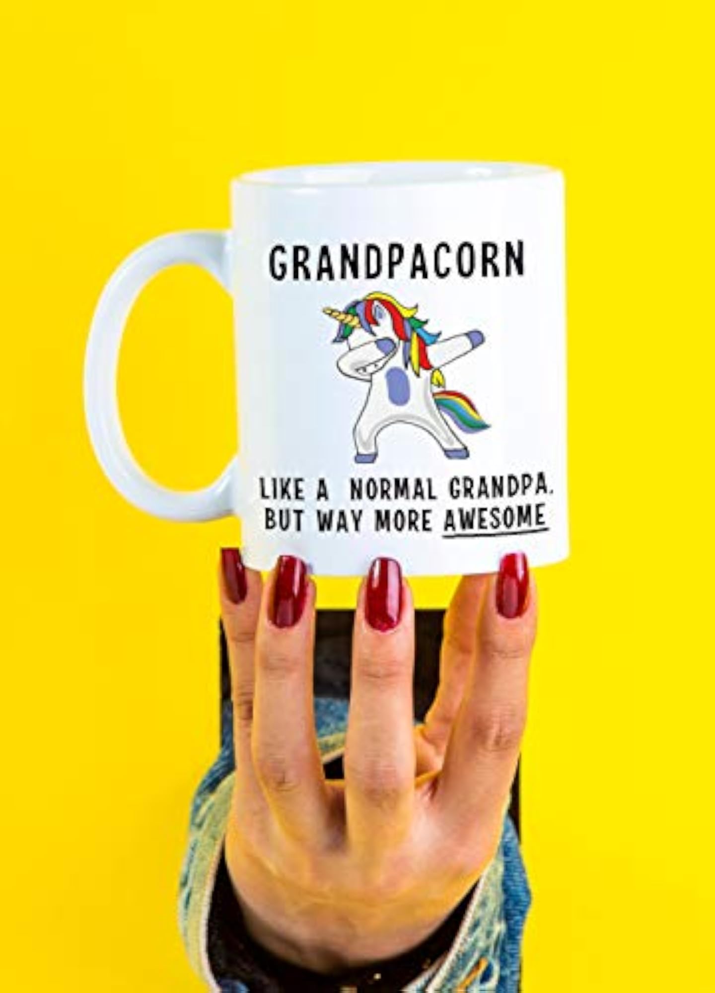 Grandpacorn Funny Coffee Mug, Father's Day Gift