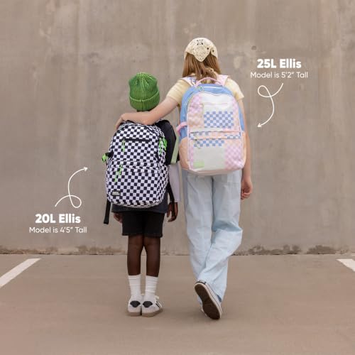 Image of Simple Modern Kids Backpack for School | 25L Laptop Backpack | Floral | Ellis Bookbag for Girls, Boys | Cute Backpack for High School, College, Teens | Cream Florals