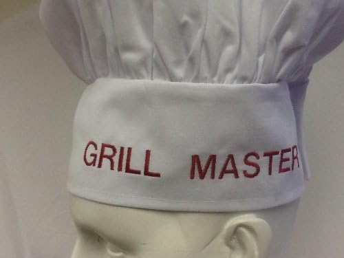 CHEFSKIN GRILL MASTER PERSONALIZED BLACK CHEF HAT The BEST Gift