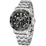 Pagani Design Classic Quartz Watches for Men Japan VD53 Chronograph Movement Full Stianless Steel...