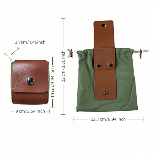 Foldable Waxed Canvas Foraging Bag