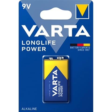 Varta High Energy 9V Block Battery Cover