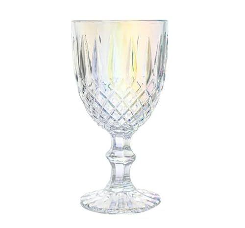 Jogo de Taças 6 Pçs Vidro Lumini Furta Cor Casambiente 350ml