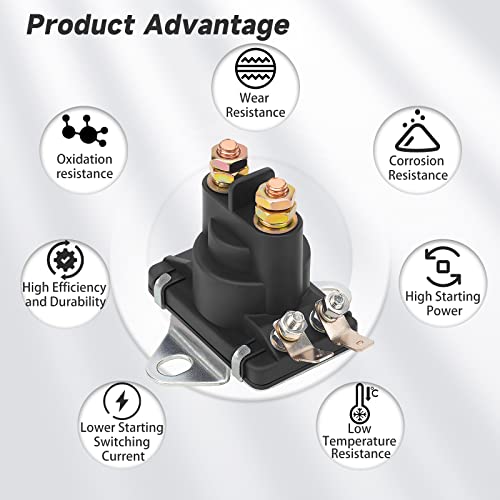 Klwzh Starter Solenoid Tilt Trim Relay For Mercruiser 89-96158T Mercury Mariner Outboards 35-275 Hp 89-846070 Arctic Cat 1000 400 450 500 550 650 700 Atv Utv Snowmobiles 0445-036 2005-2017 #TOP4
