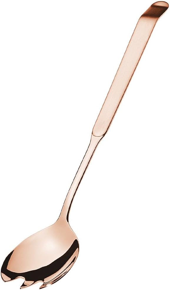 AMEFA Buffet Salad Fork Small | Salad Servers | Serving Fork for Catering & Buffet | Serving Cutlery | 18/10 Stainless Steel | Satin | Copper | Length: 23.7 cm