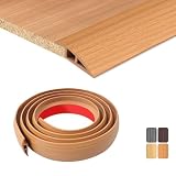 TECDW 200x5cm Perfil De TransicióN Para Suelo Autoadhesivo, Baldosas Y Alfombras(Amarilla)
