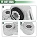 Motoforti Engine Motor Mount, Engine Mounting, for Jeep Renegade 1.3L, 2.4L 2015-2020, No.68363996AA, Silver Tone