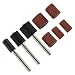 Beaupretty Pedicure Tools 102pcs/set Drum Sanding Sleeves Sandpaper Bands Mandrel Nail Manicure Kit Manicure Kits