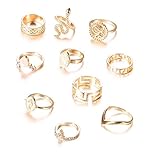 Vintage Boho Fingerring-Set. 10 Stück pro Set, Sie erhalten eine Vielzahl von Ringen.