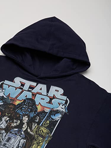 Star Wars Boy's Classic Battle Hoodie, Navy Heather, X-Large #TOP1