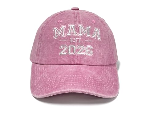 Horpe New Mama Hat EST 2026 Promoted to Mom Gifts Mother Baseball Cap