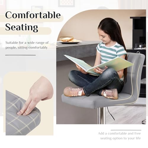 Image of OLIXIS Bar Stools Set of 2, 24 inch Counter Height Bar Chairs for Kitchen