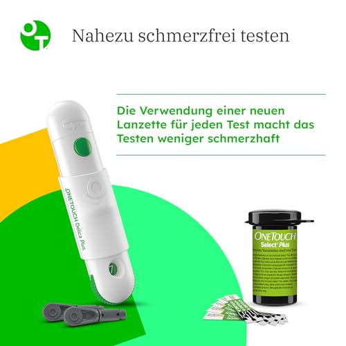 OneTouch Select® Plus Blutzuckerteststreifen I 50 Stück I 1 Packung I Zur Blutzucker-Messung Bei Diabetes (Zucker-Krankheit)