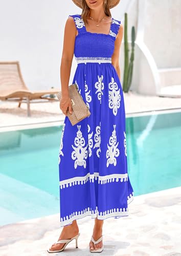 Image of PRETTYGARDEN Women's Sleveless Boho Maxi Dress