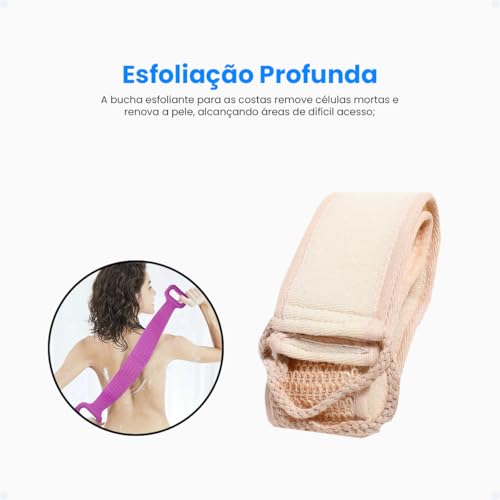 Kit Banho Spa Esponja Relaxante Adulto Super Macia Bucha De Sabonete Líquido E Costas Esfoliante Ped