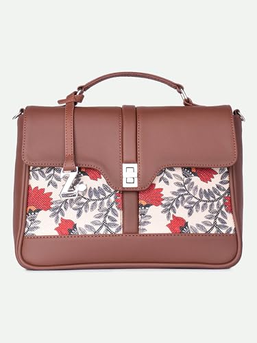 Image of ZOUK | Women's Vegan Leather | Stylish Handbag with Adjustable Strap, Top Handle |