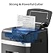 BONSEN Paper Shredder for Office, 120-Sheet Auto Feed Shredders for Home Office Use, P-4 Security Level Micro Cut Shredding Machine, 30 Minutes, 6 Gallon Bin (S3110)