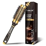 Hair Brush - SHINLEA Round Brush for Blow Drying 33MM Aluminium Curly Hair brush, Small Hairbrushes for Women Curling, Hair Drying, Styling, Straightening and Shine