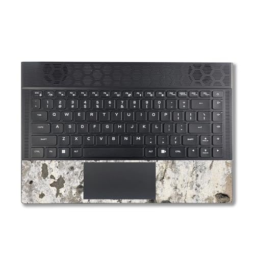 Image of MightySkins Skin Compatible with Alienware X14 R2 (2023) Full Wrap Kit - Blasted Concrete | Protective, Durable, and Unique Vinyl Decal wrap Cover | Easy to Apply & Change Styles | Made in The USA