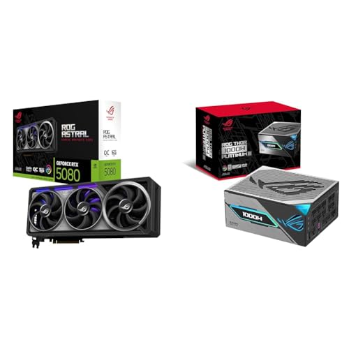 Image of ASUS Bundle of ROG Astral GeForce RTX 5080 OC Edition Graphics Card + ROG Thor 1000W 80+ Platinum III PSU