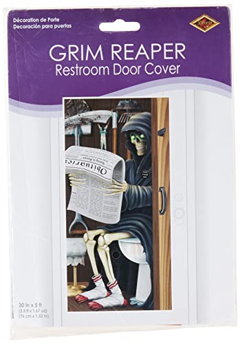 Beistle Grim Reaper Restroom Door Cover