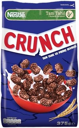 Resim Nestlé, Crunch Tam Tahıl Ve Pirinç Gevreği, 375gr 2li paket 