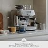 Máquina de espresso Breville BES878BSS Barista Pro, acero inoxidable cepillado | Prepara shots de espresso, lattes y cappuccinos de calidad barista en casa con esta cafetera manual con molinillo integrado 4