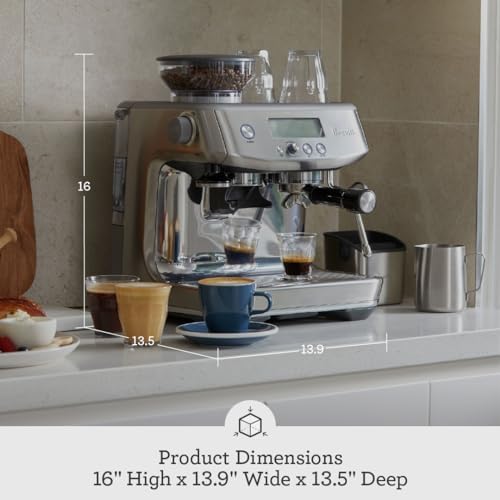 Breville BES878BSS Barista Pro Espresso Machine, Brushed Stainless Steel - 2