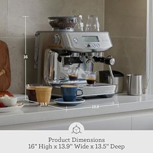 Breville BES878BSS Barista Pro Espresso Machine, Brushed Stainless Steel — photo 3 of 6