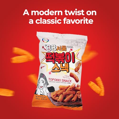 Surasang Tteokbokki Flavored Crispy Chips, Korean Sweet and Spicy Snack, 4.58 oz - Image 3