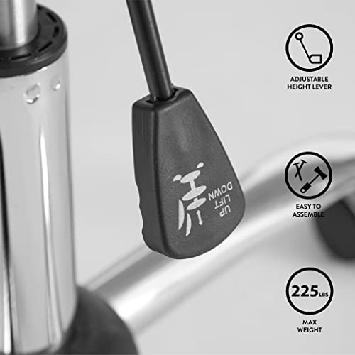 Urban Shop Faux Fur Rolling Task Chair, Gray #TOP5