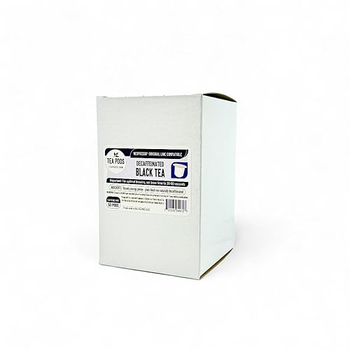 Vista 102 de Paquete variado de cápsulas de té compatibles con Nespresso OriginalLine: 36 cápsulas de té individuales que incluyen hibisco, desayuno inglés