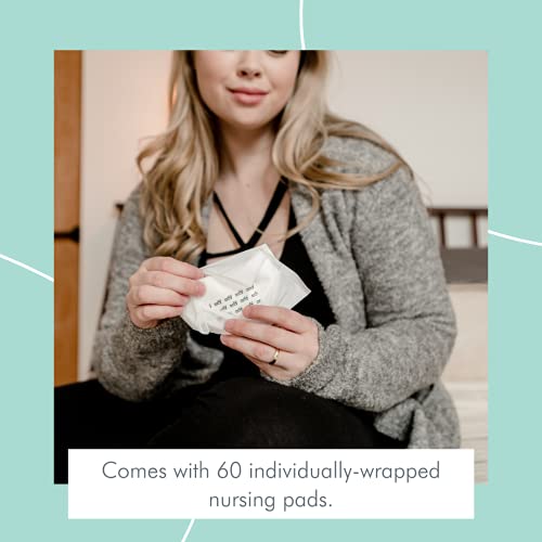 Motif Medical, Nursing Pads Breathable, Natural Material, Excellent Absorbency And Leak Protection, Adhesive Strips - Pack Of 60 #TOP4