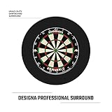 Mission Darts Dart Board Home Centre | Complete Darts Package Including Dartboard and 2 Sets of Darts (Standard Surround) - Image 5