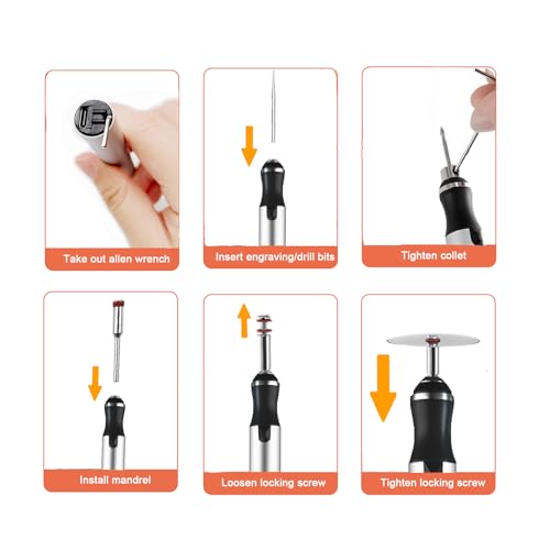 60PCS Electric Engraving Tool Kit - Image 4