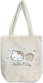 Amazon.co.jp: 畑山商事 サンリオ ふわふわ トートバッグ ハローキティ