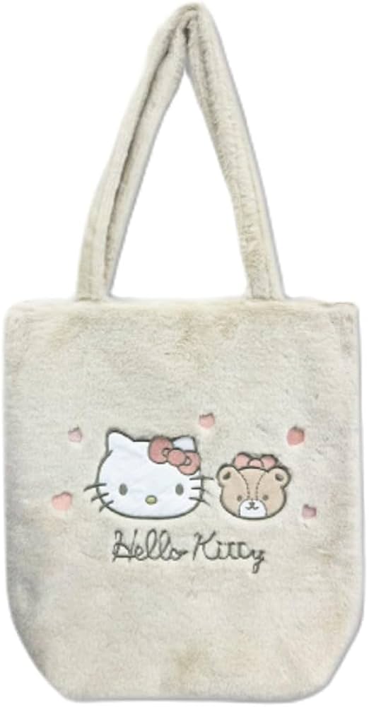 Amazon.co.jp: 畑山商事 サンリオ ふわふわ トートバッグ ハローキティ